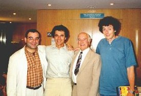 J.Mª Fericgla, Giorgio Samorini, Albert Hofmann y Jonathan Ott